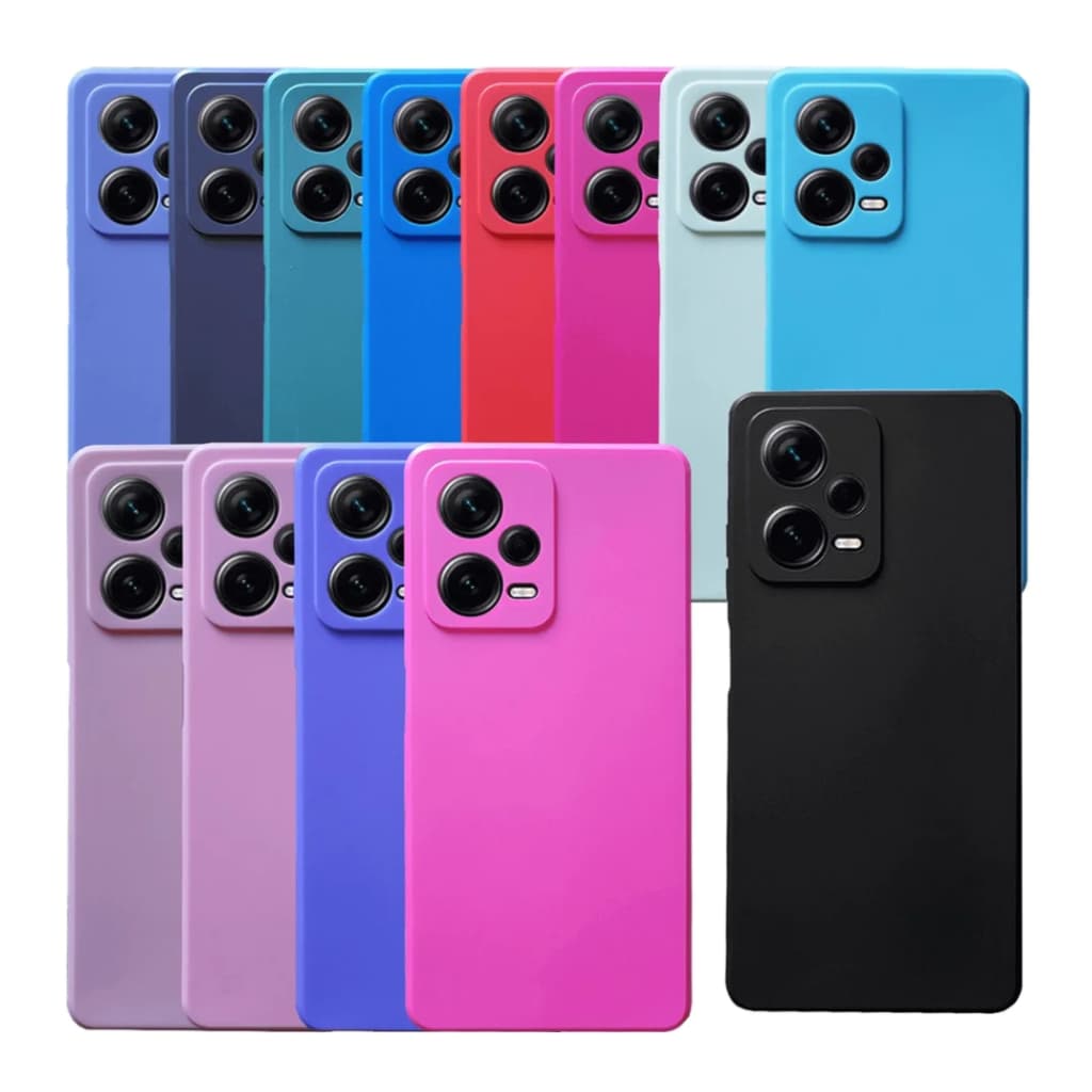 Capa Case De Silicone Aveludada Para Redmi Note 12 Pró