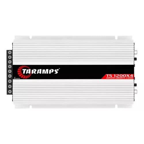 Modulo Taramps Ts1200x4 1200 Rms Ts 1200x4 2 Ohms Amplificador 1200w Entrada Rca E Fio T1200 4 Canais Stereo Som Automotivo