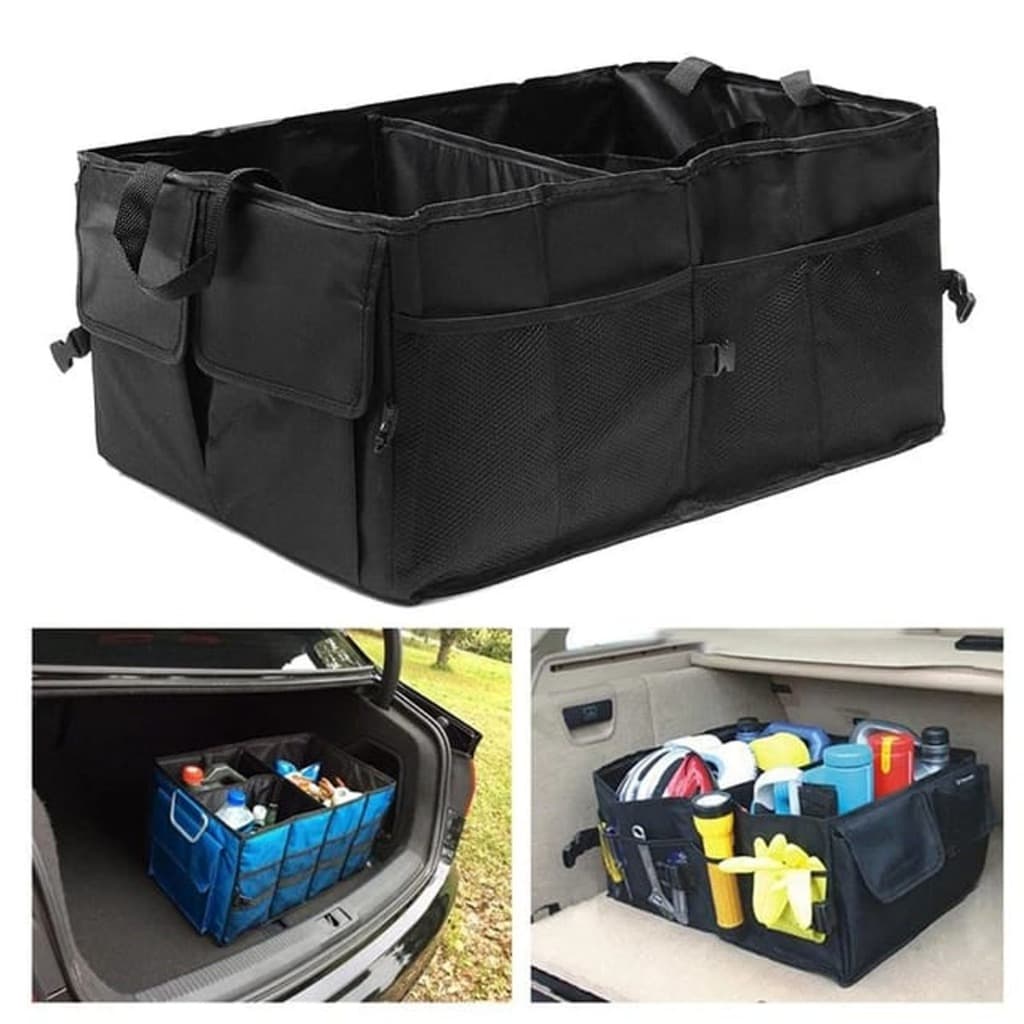Organizador de Carro Dobrável - Perfeito para Roupas, Viagens e Organização de Guarda-Roupas
