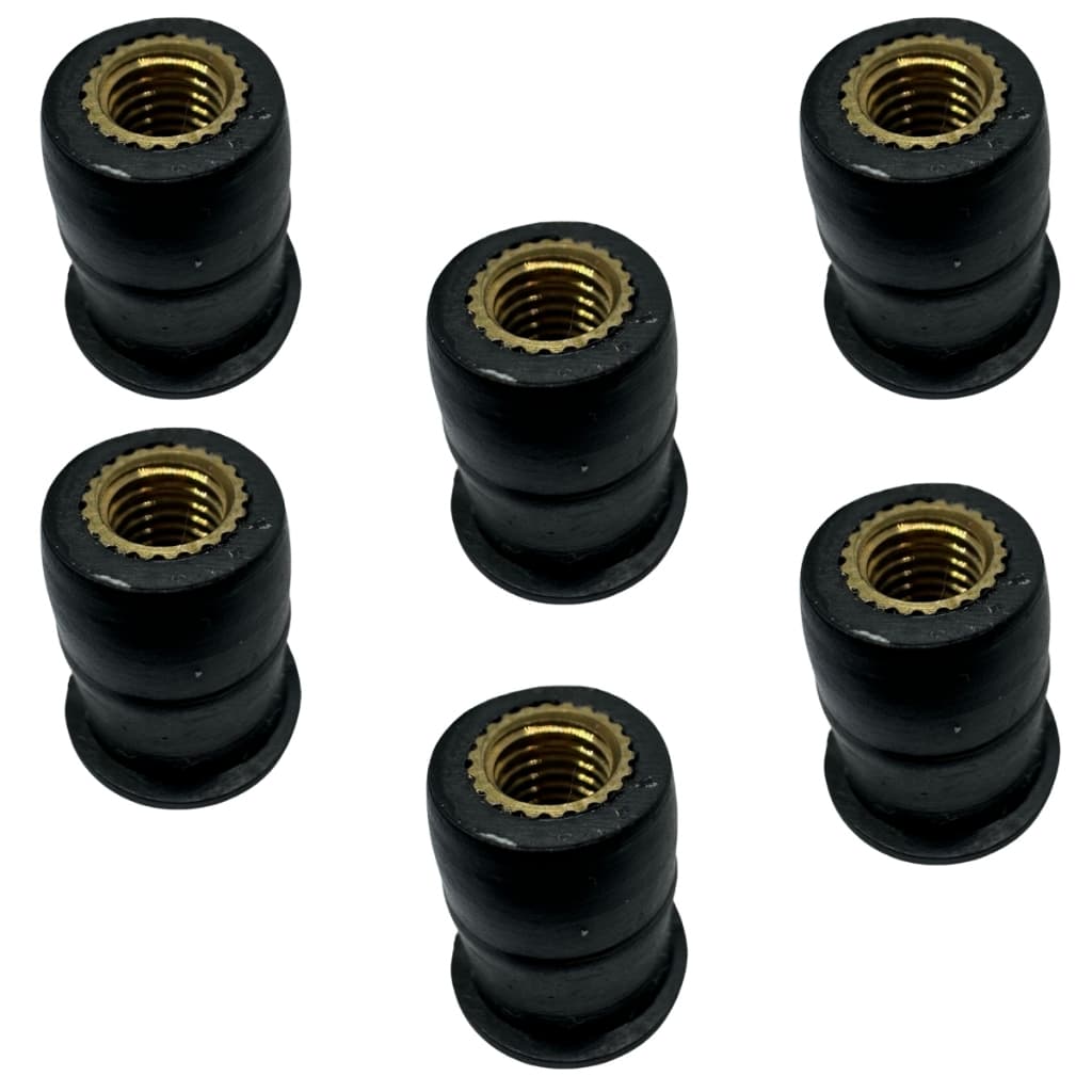 Kit Bucha Bolha Universal Xt660 Cbr600rr Cbr1000rr Sahara Tenere Srad750 6 Unidades Rei