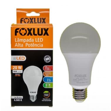 LAMPADA LED FOXLUX 20W 6500K  (BCO)
