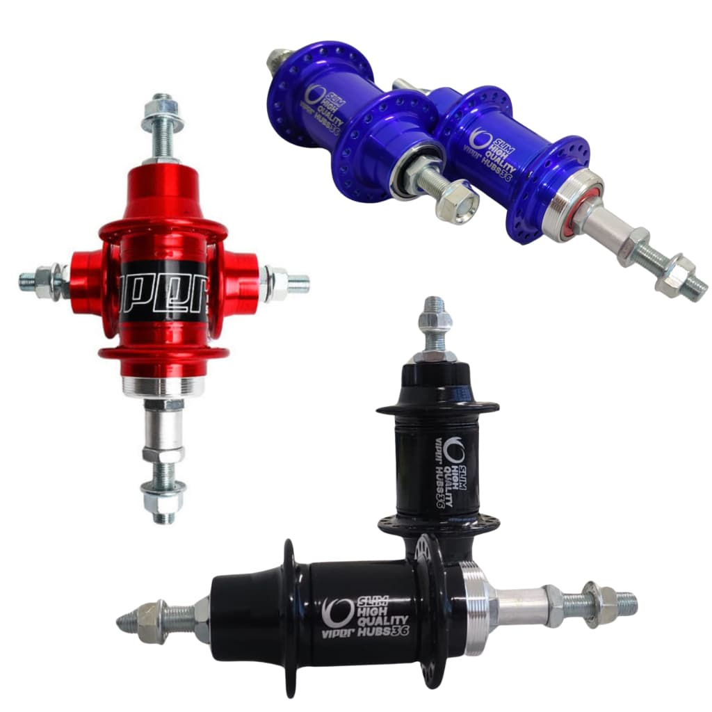 Par Cubo Roletado 36f Viper Alumínio P/bike Mtb Completo