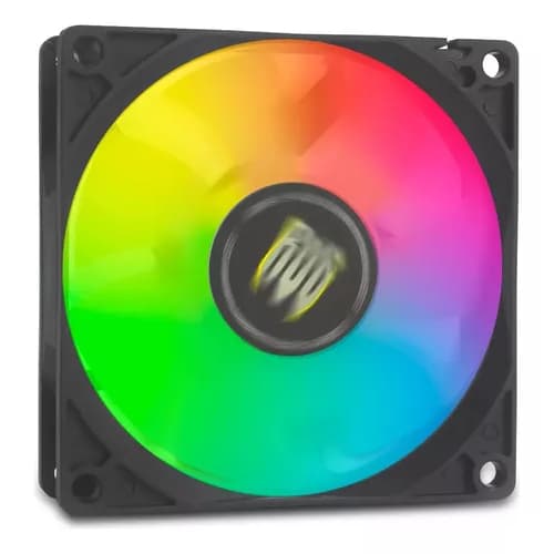 Cooler Led RGB Fan Ventoinha Para PC Gabinete 80mm 3 pinos Molex