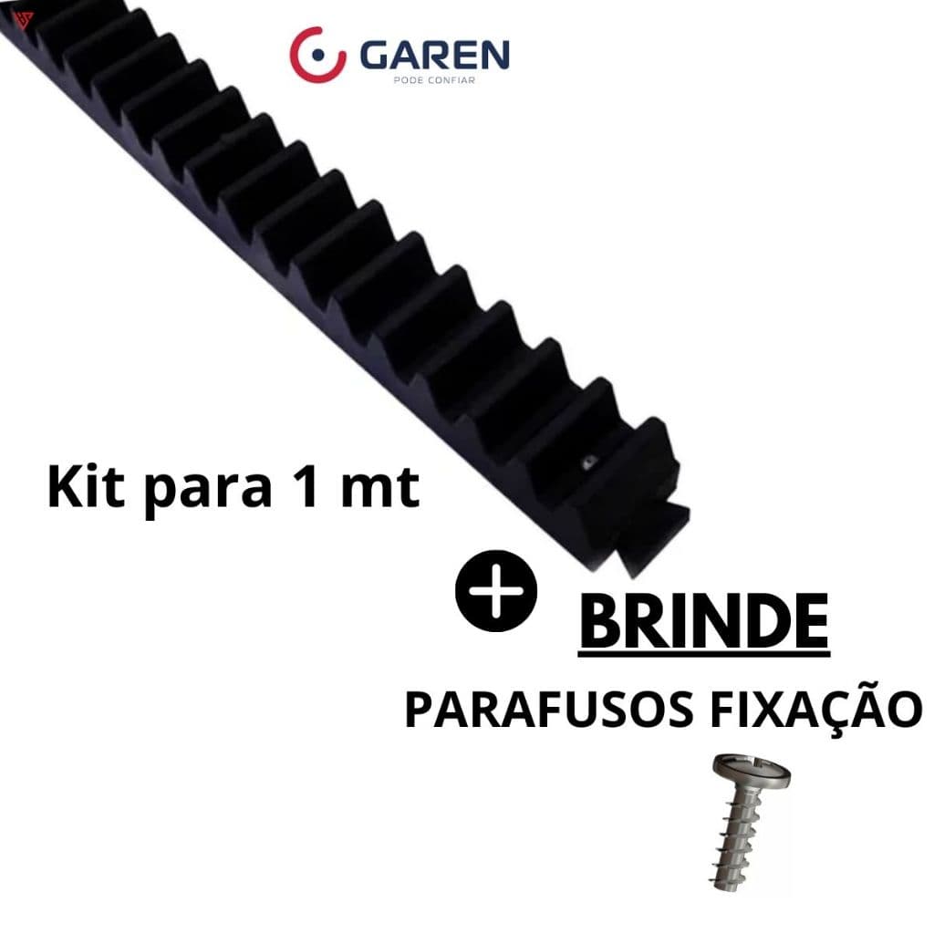 kit 4 Gomos de cremalheira para portão deslizante GAREN