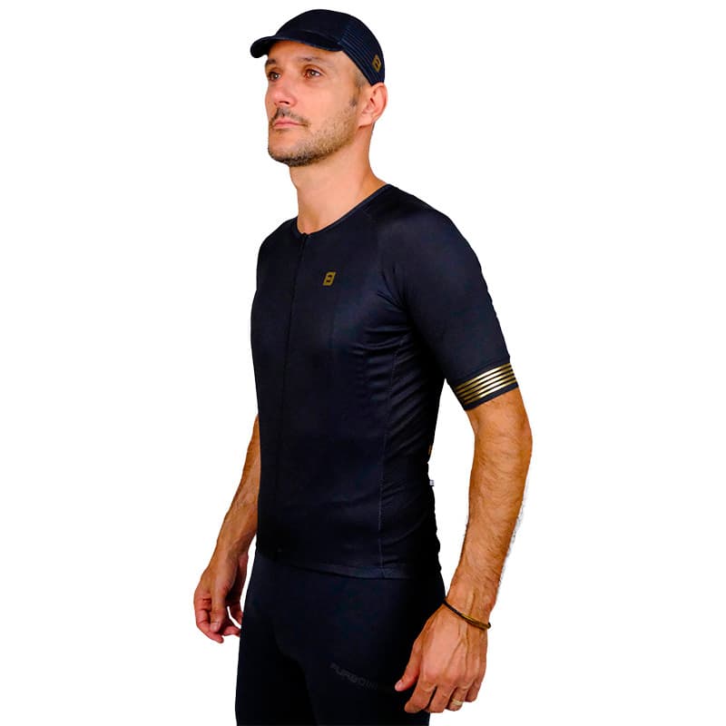 Camisa Ciclismo Furbo Slim Oro Negro