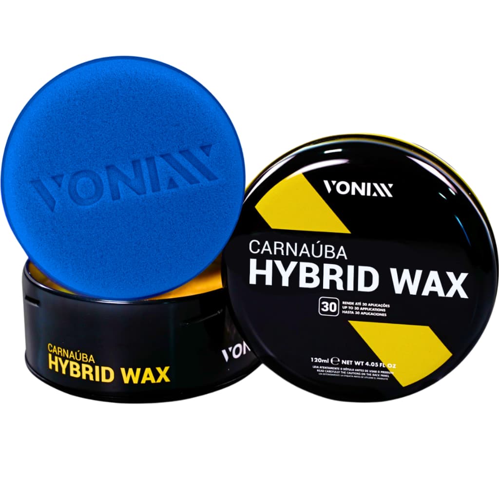 Cera Hybrid Wax Vonixx Carnaúba Automotiva Protetora 120ml