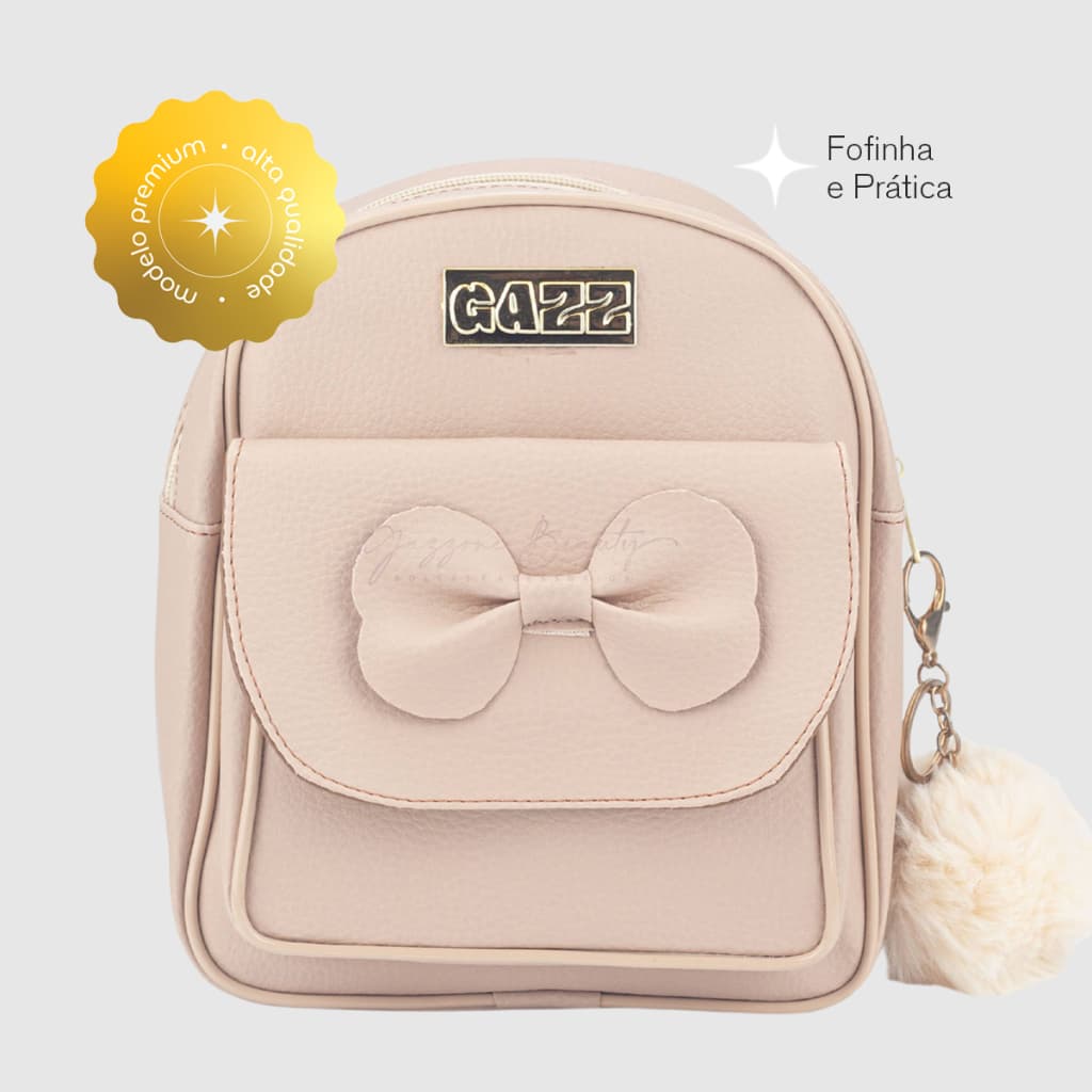 Mochilinha Feminina Pequena Mini Bolsa De Costas Menina Juvenil Passeio Dia Dia Cabe Celular Carteira