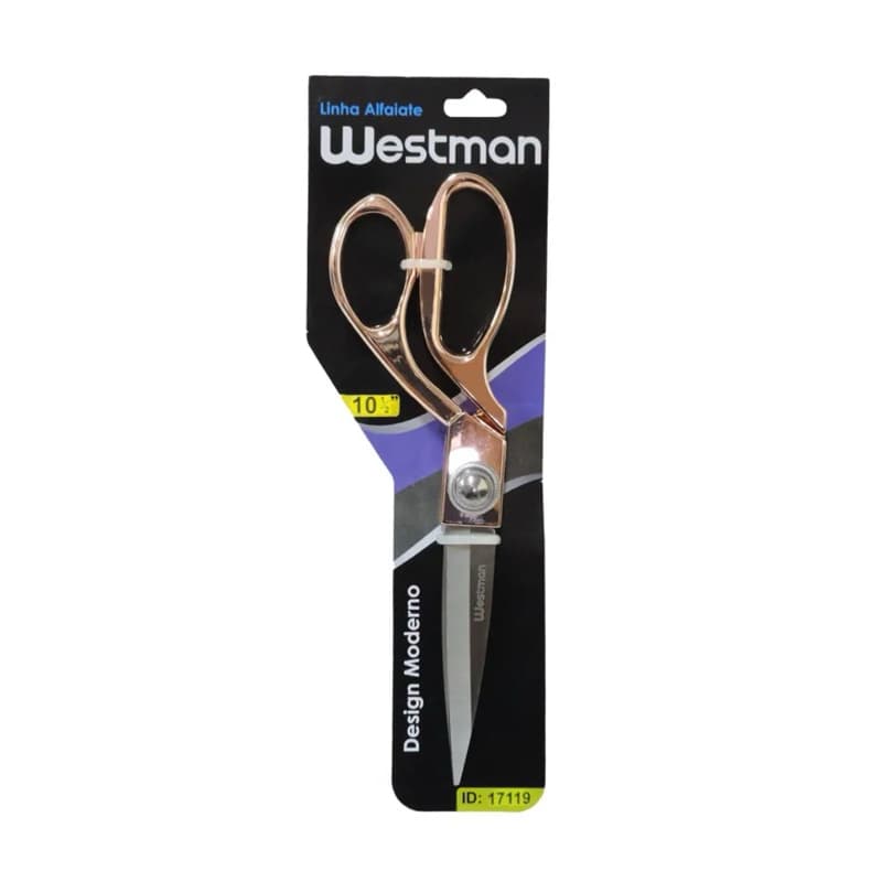 Tesoura de Alfaiate Rose Gold - Westman 10 polegadas