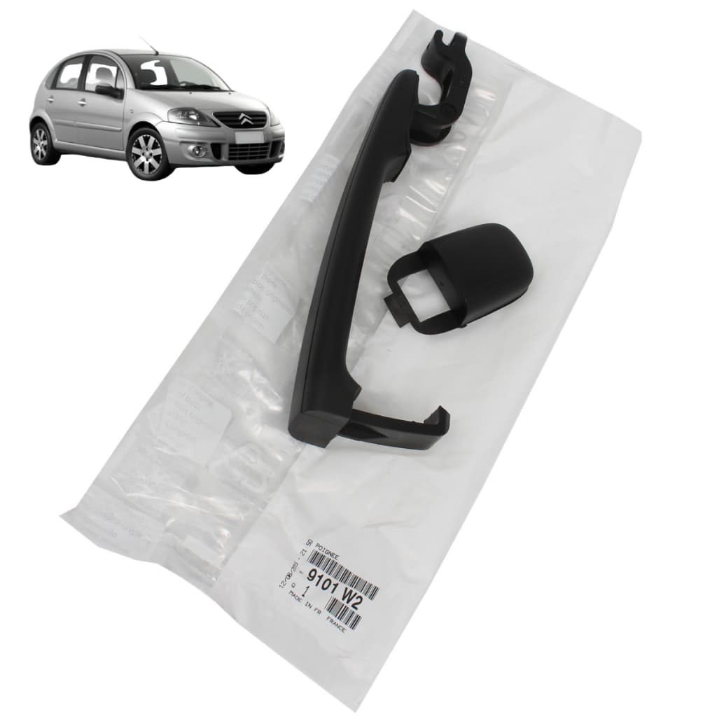 Maçaneta Puxador Externa Porta Dianteira Citroen C3 Original