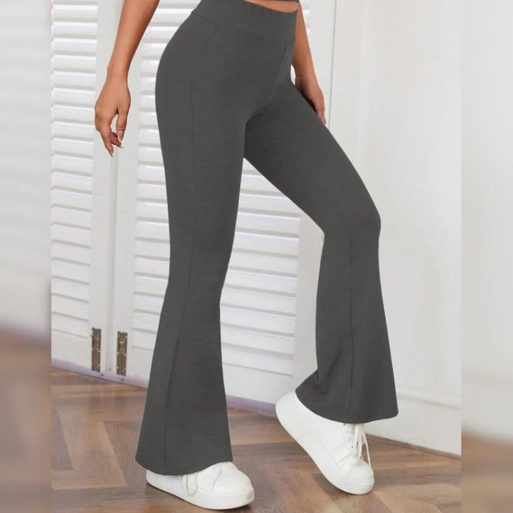 kit 2 Calça Flare Feminina Boca de Sino Bailarina oferta