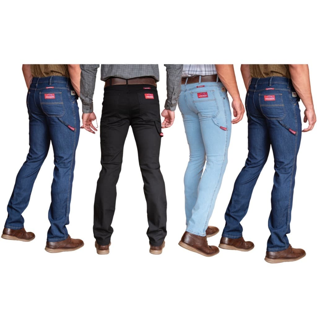 Kit 4 Calças Jeans Masculina Carpinteiro Estilo Country Ref: 1149