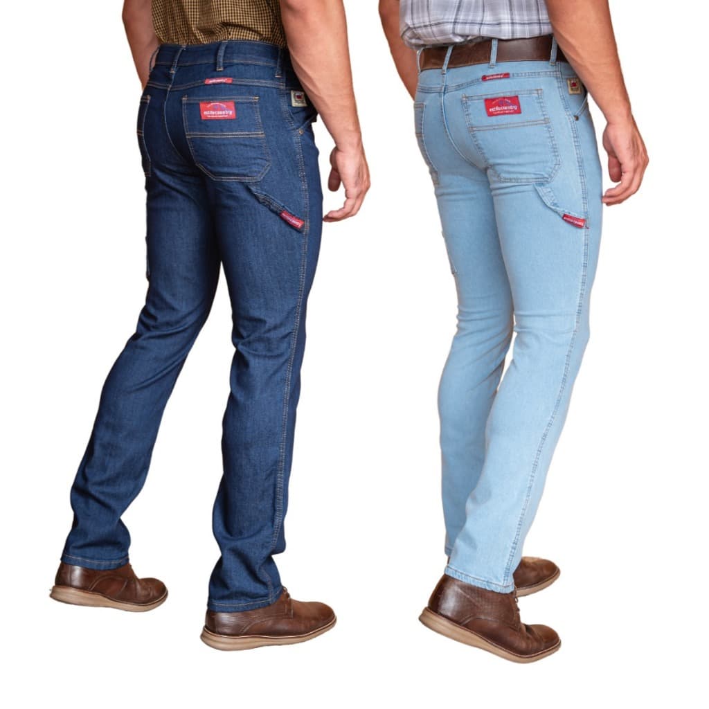 Kit 2 Calças Jeans Masculina Carpinteiro Estilo Country Ref: 1149