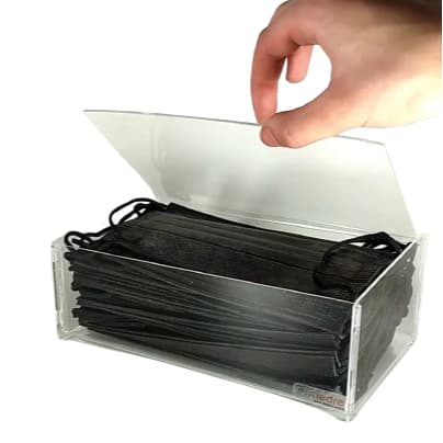Porta mascara em acrílico | caixa de mascara