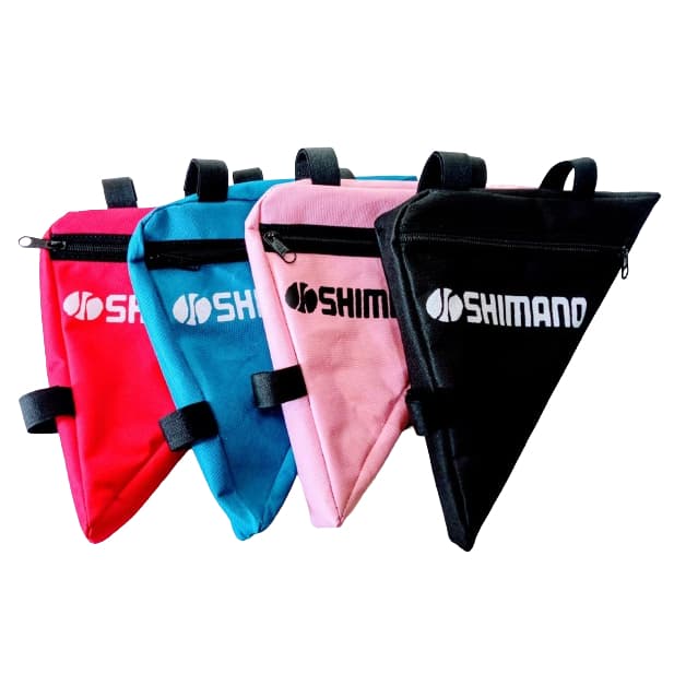 Bolsa de quadro triangular.