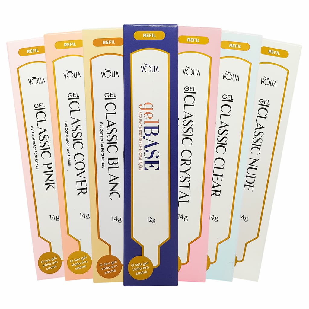 🔥 Kit 3 Sache Refil Gel 12g / 14g - Volia - ORIGINAL 🔥