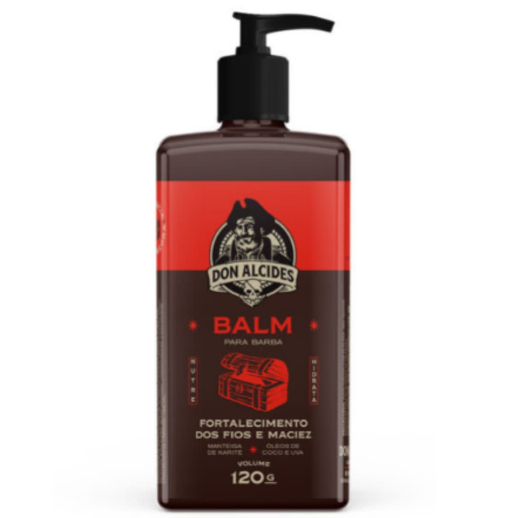 Balm Barba Negra Don Alcides Hidrata e Modelagem Perfeita