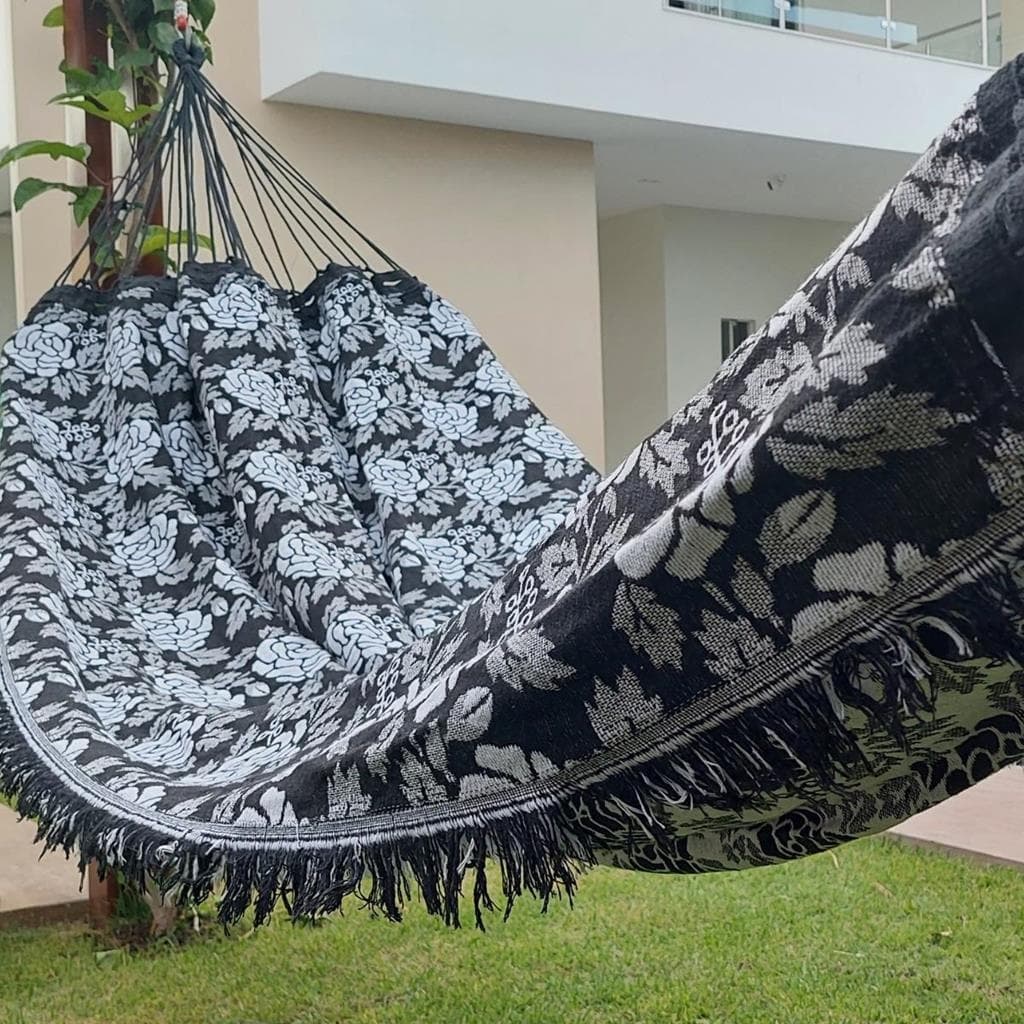 Rede De Dormir Grande Descanso Casal Indiana Gigante Reforçada Para Varanda Promoção