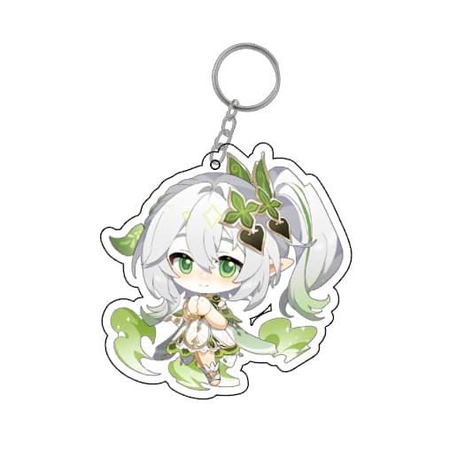 Chaveiro Nahida Genshin Impact Chibi Acrílico Pingente Jogo Anime 6cm