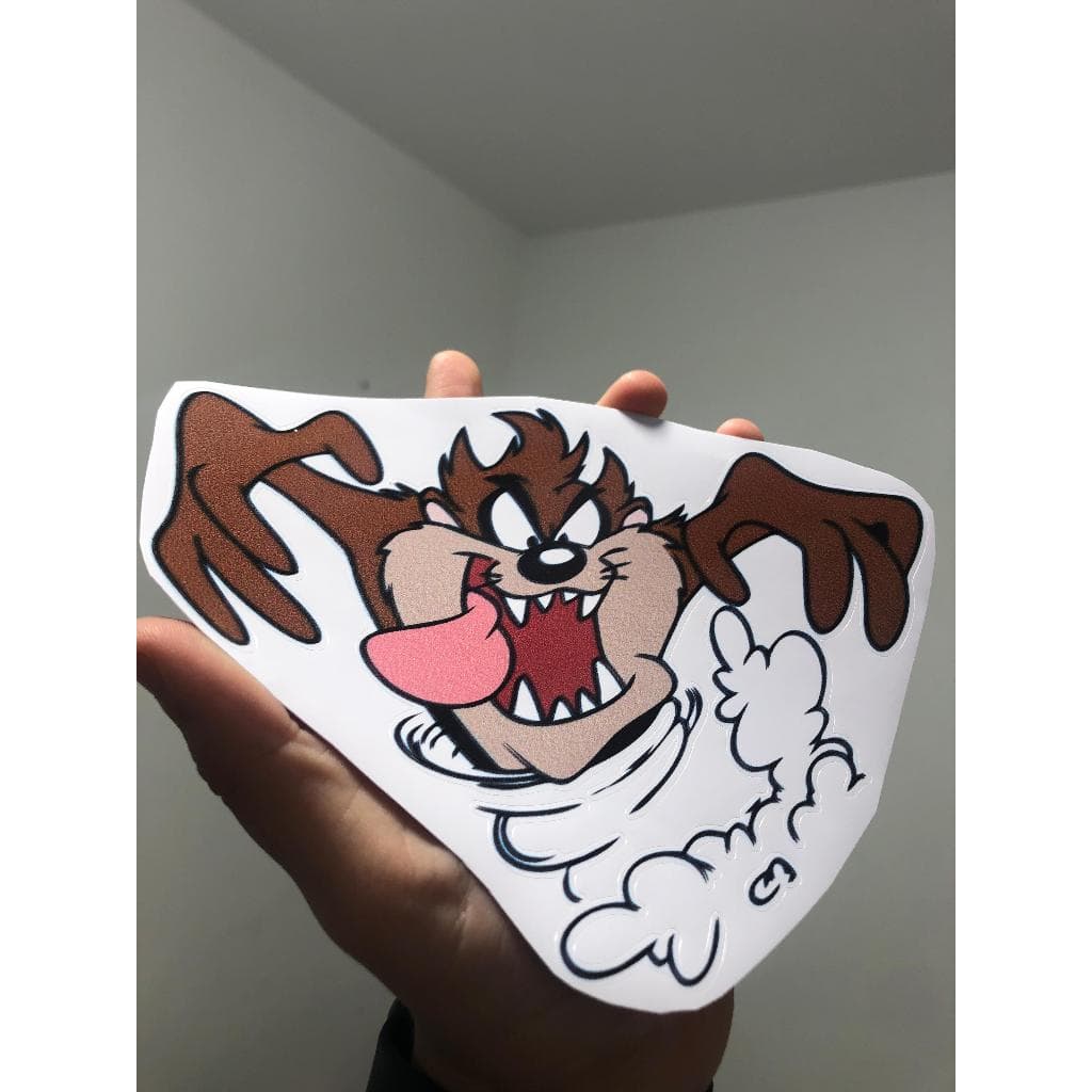 adesivo tazmania 20cm impresso