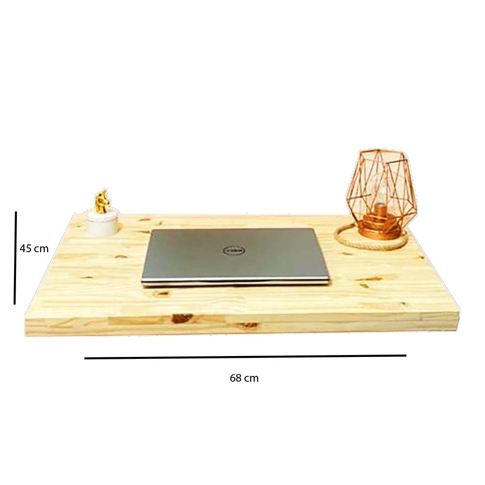 Bancada Suspensa  madeira pinus 68X45x4