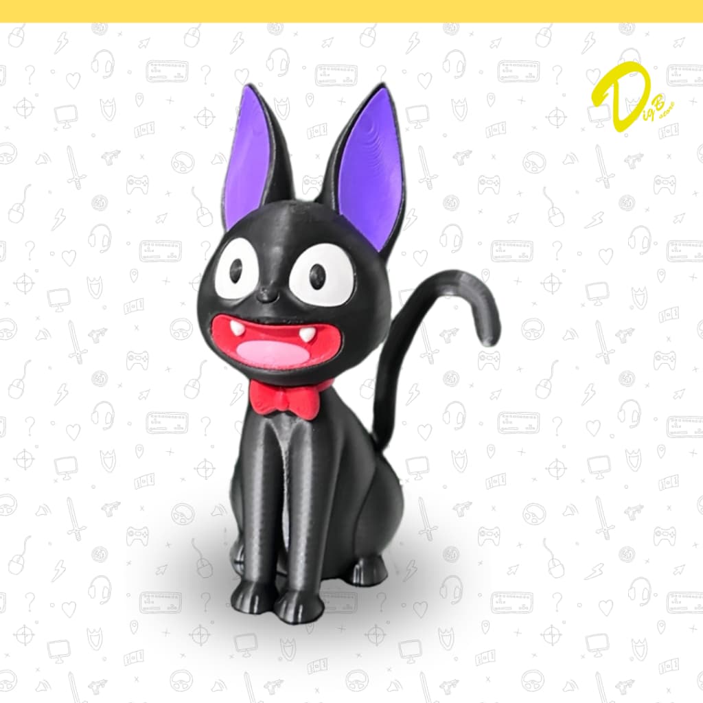 Miniatura Action Figure Gato Jiji O serviço de entregas da Kiki Studio Ghibli