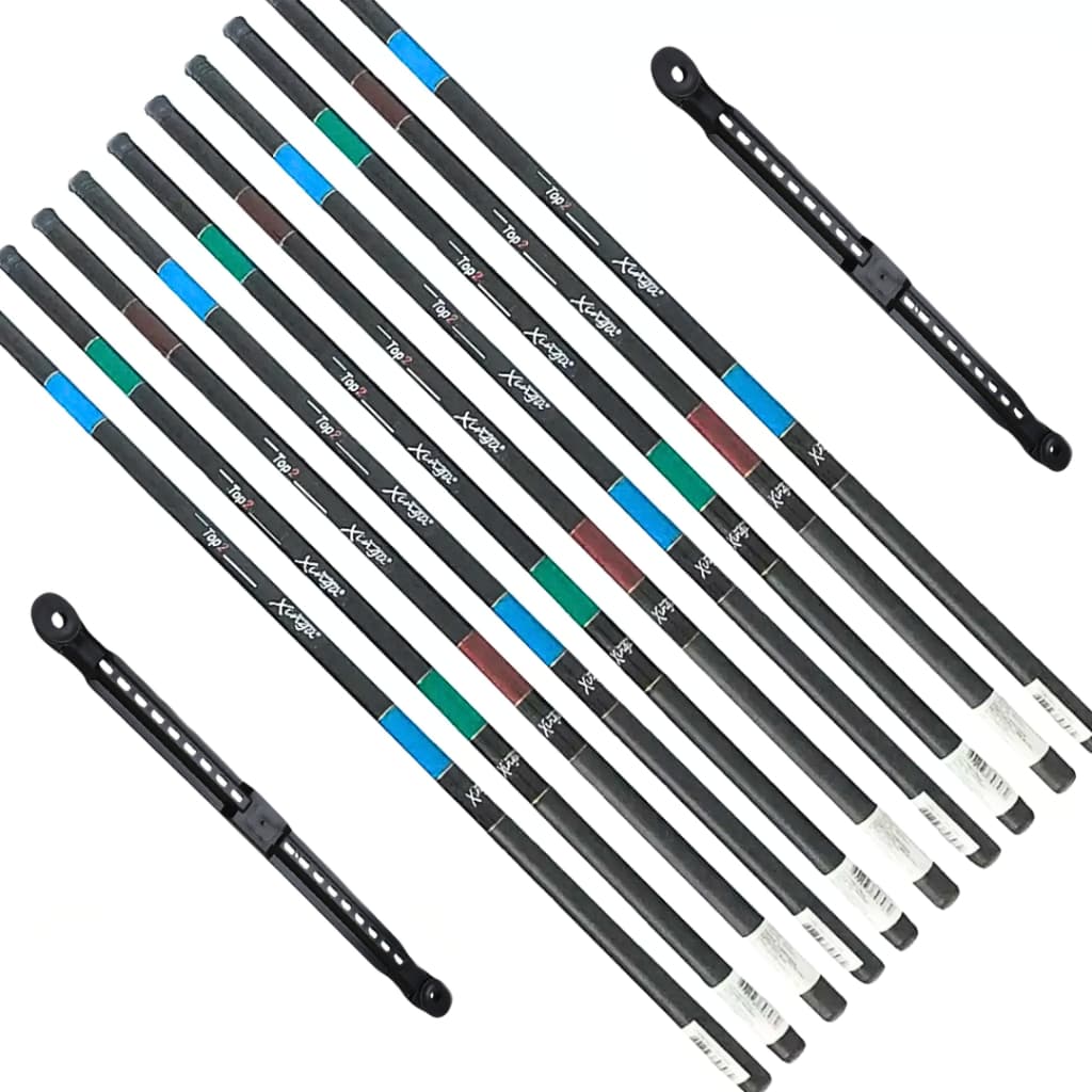 Kit pesca Completo 10 Vara 3,30m Telescópicas Atacado Revenda Caniço de Pesca + Enrolador de Linha Gratis Carbono Vara Barato Leve Pescaria Retratil Promoção Tilapia Lambari Piau Pescar Pescador