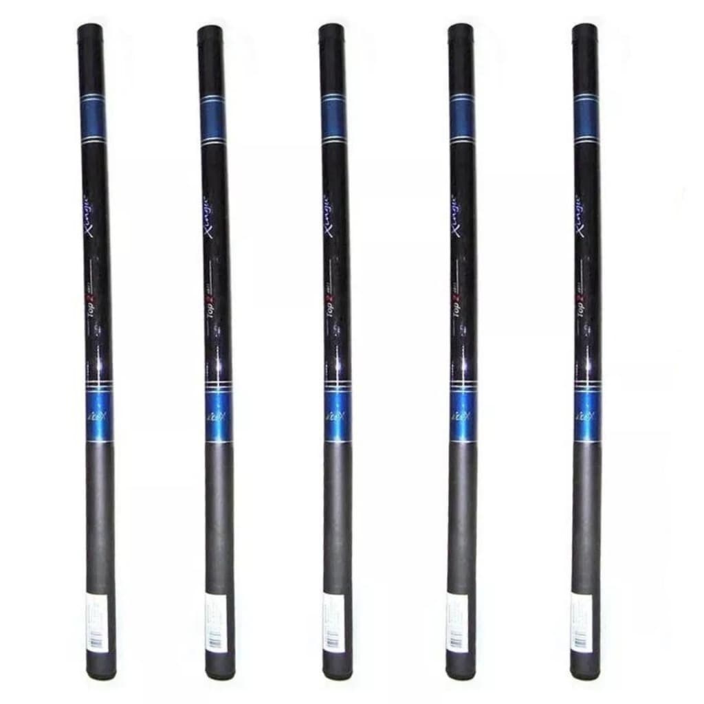 Kit pesca Completo 5 Vara 3,30m Telescópica Caniço de Pesca + Enrolador de Linha Gratis Carbono Vara Barato Leve Pescaria Retratil Promoção Tilapia Lambari Piau Pescar Pescador