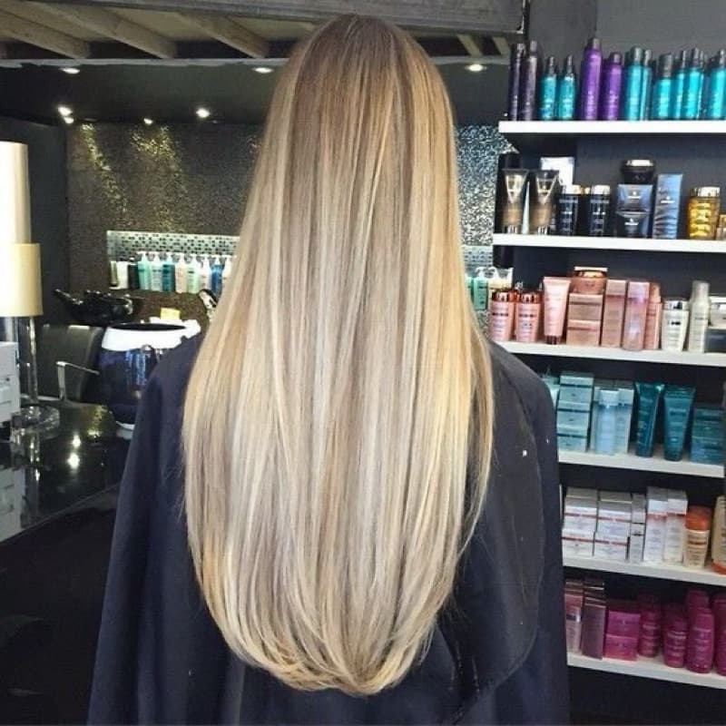 cabelo bio humano europeu perola liso tic tac LINHA A