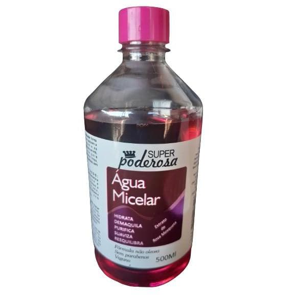 Água Micelar Super Poderosa Extrato De Rosa Mosqueta 500ml
