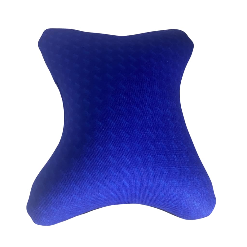 Almofada de Pescoço em Neoprene Para Carro Azul  - Conforto para Carro