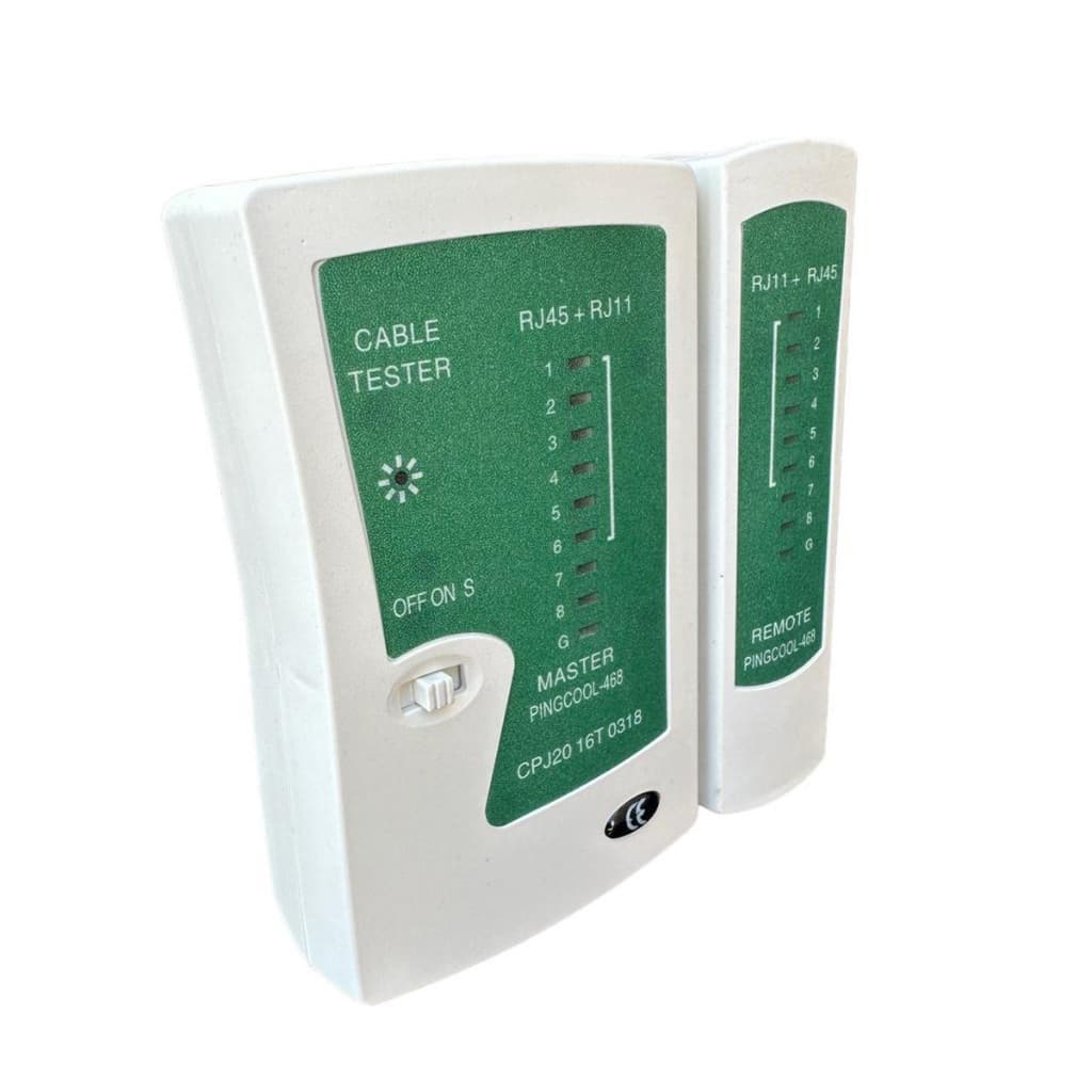 Testador De Cabos De Rede Cat5e/Cat6.