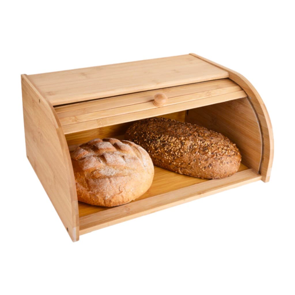 Porta Pão em Bambu Armazenamento Cesta Para Pães E Bolos