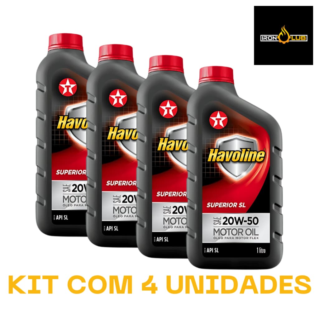 KIT 4 LITROS HAVOLINE 20W50 MINERAL