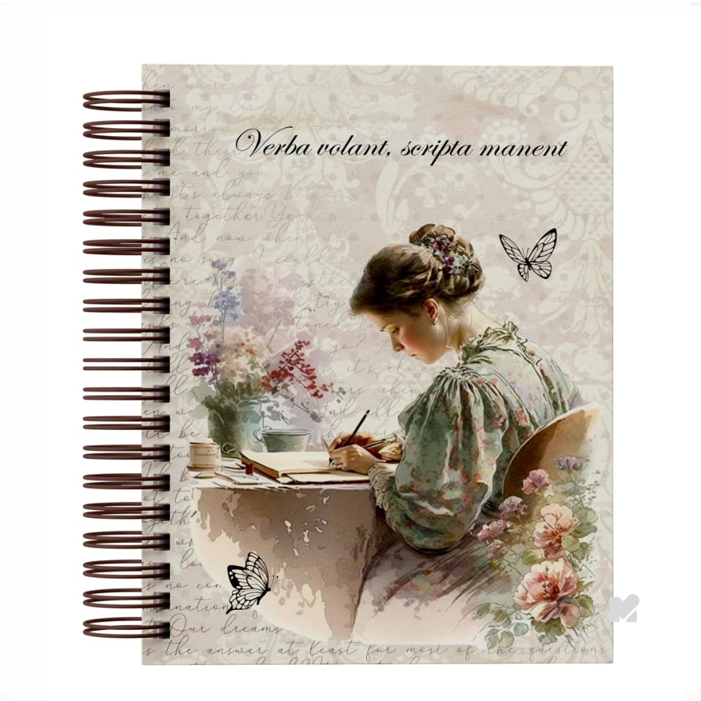 Diário Vintage Scrapbook Decorado A5 | Caderno Retrô para Journaling e Memórias | Estilo Carta