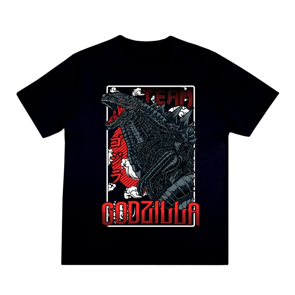 Camiseta Godzilla Streetwear Camisa 100% Algodão Zero Encolhimento Fio 30.1 Penteado Unissex Presente Geek