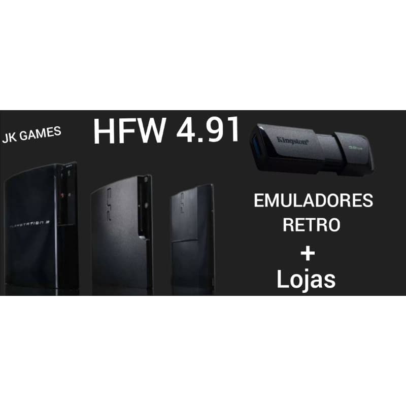 Pen drive HFW 4.91 PS3 Original Externo
