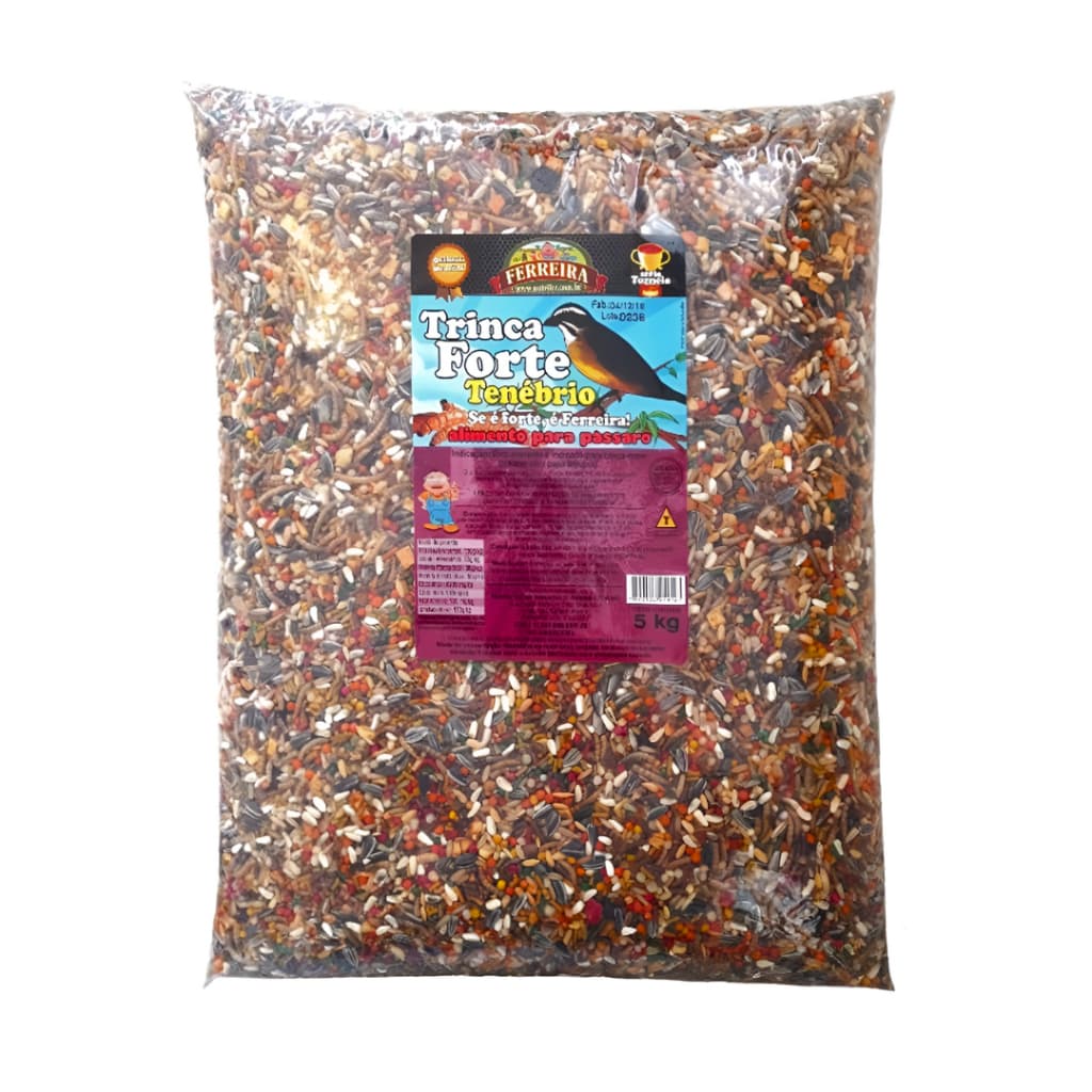 Mistura de Sementes para Trinca Ferros com Tenébrios 5kg