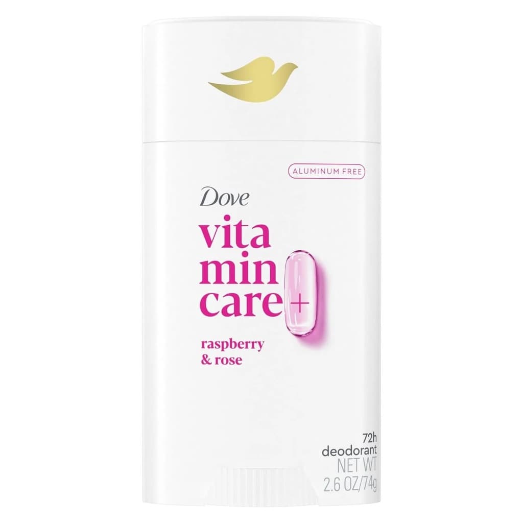 Desodorante Dove Vitamin Care 0% alumínio Raspberry & Rose importado EUA