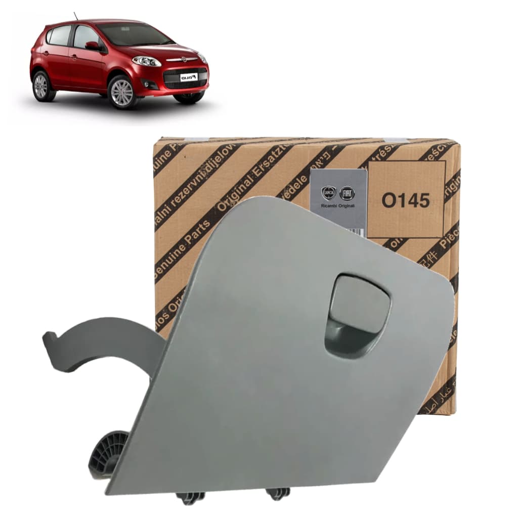 Tampa Porta Luvas Cinza Claro Fiat Novo Palio Original