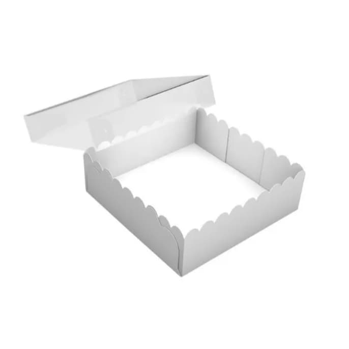 100 Caixa 12x12x4 C/tampa Transparente - Doces/bombom/gourmet