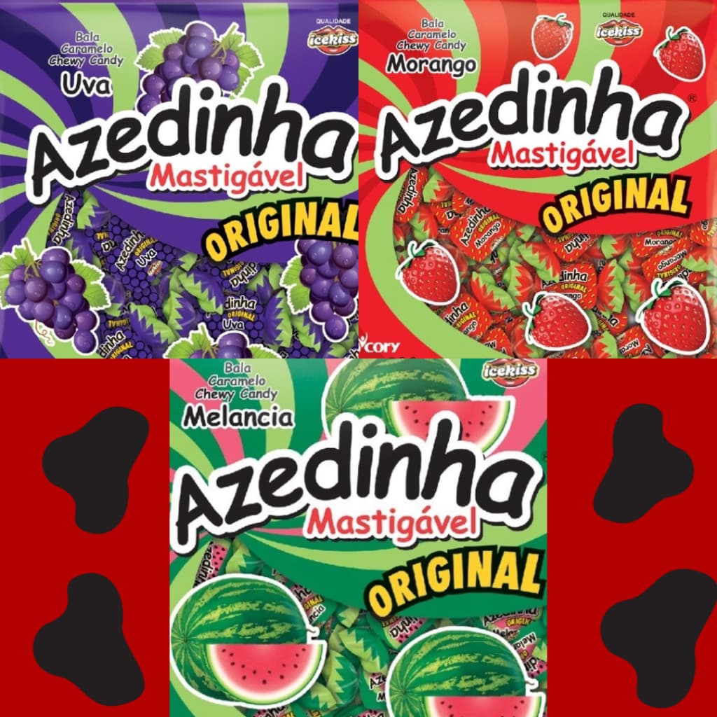 Bala Azedinha Mastigavel 500g Diversos Sabores - Cory