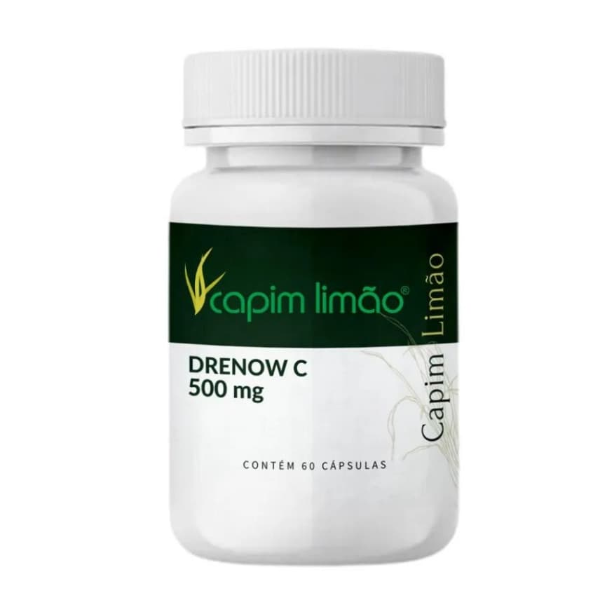 Drenow C 500mg 60 capsulas com Selo de Autenticidade