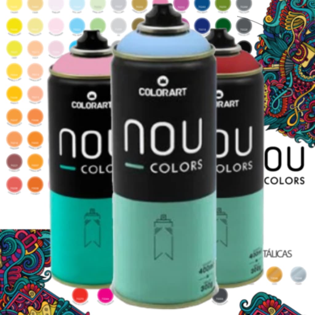Tinta Spray Nou Colors Colorart 400ml