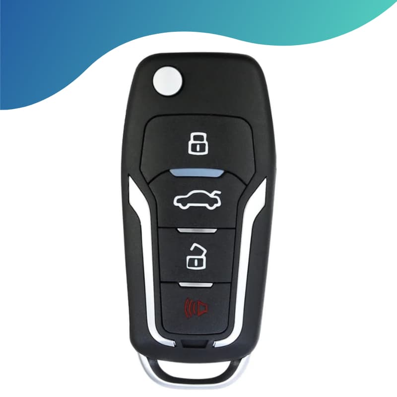 Chave Canivete com telecomando Ford Fiesta 2009 2010 2011 2012 2013 (não acompanha lamina e nem emblema)