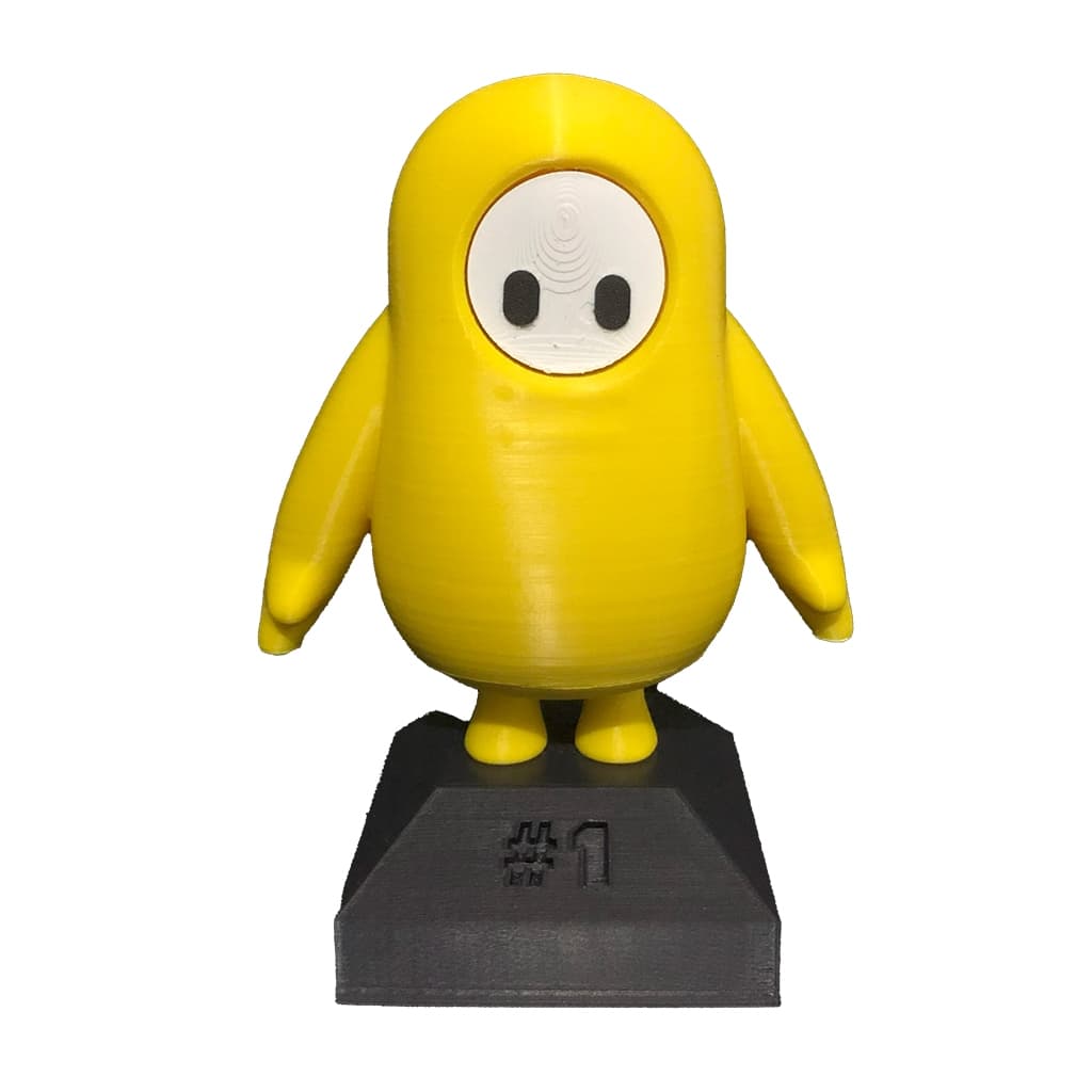 Fall Guys boneco decorativo number one 1# Campeão