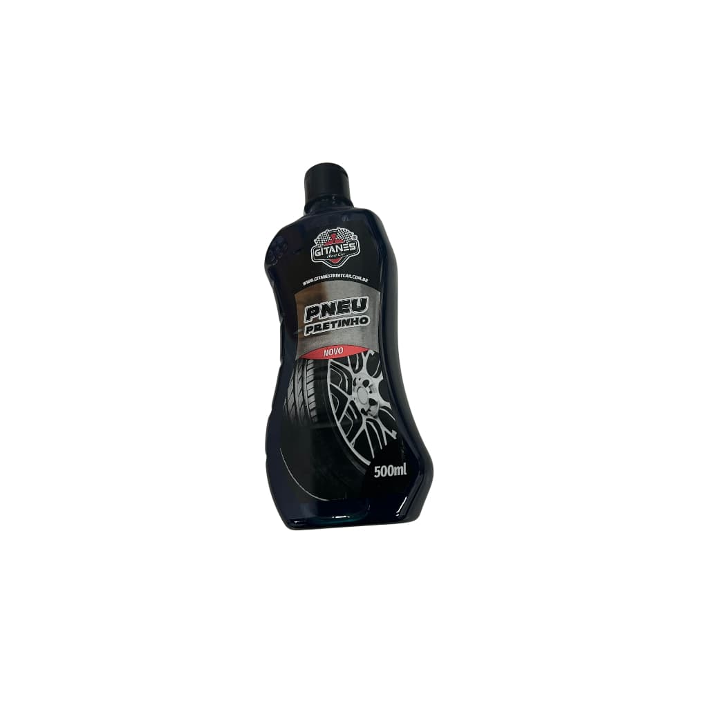 Limpa Pneu Pretinho Gitanes Brilho Limpeza Aplicador 500ml Novo