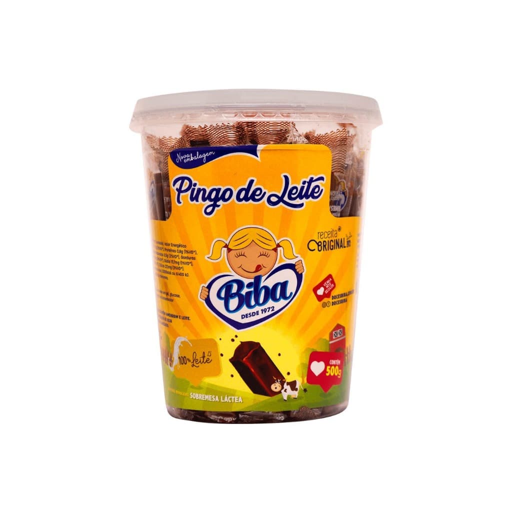 Pingo de Leite com 50 unidades 500g - Biba