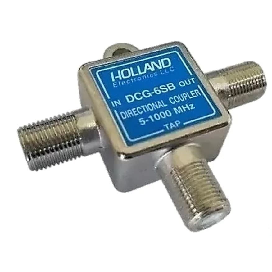 5 Divisores de Sinal 1x2 Saídas dc6 Splinter Blindado para Antena Vhf Uhf Net Tv Cabo GHS-2 - Holland
