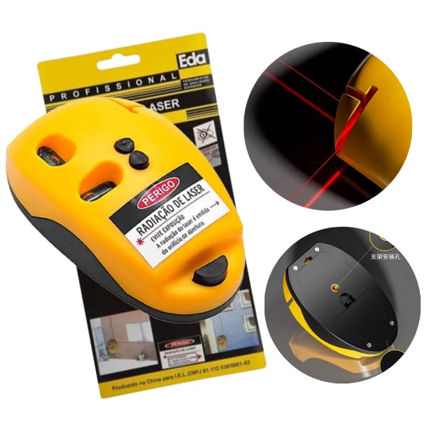 Nível a Laser Profissional 9RZ EDA Portátil + Duas Pilhas