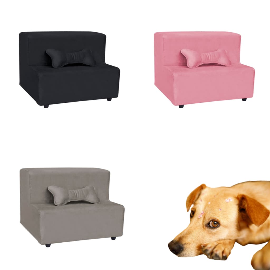 Escada Escadinha Pet 2 Degraus Rampa para Gato e Cachorro